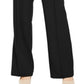 Calça Alfani Feminina Lisa Boot Cut Preta Tamanho 16