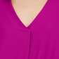 INC International Concepts Blusa feminina com sobrepeliz e ombros descobertos, roxa, tamanho grande
