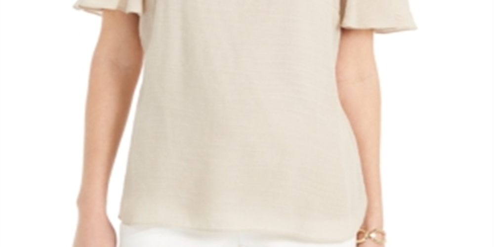 JM Collection Blusa feminina ombro a ombro marrom tamanho X-G