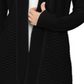 Cardigan feminino texturizado de mangas compridas Alfani, preto, tamanho grande