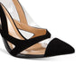 Thalia Sodi Nessy Dressy Evening Scarpin Feminino Preto Tamanho 9,5 Médio