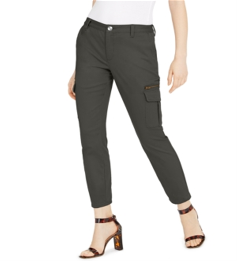 Calça cargo feminina slim leg da INC International Concepts, verde, tamanho 16