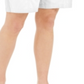 Shorts feminino Karen Scott com bolso frontal, branco, tamanho 8