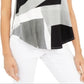 Camiseta feminina estampada Alfani cinza tamanho X-G