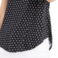Camiseta feminina estampada Alfani preta tamanho grande