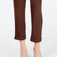 Calça feminina afunilada Paperbag da INC International Concepts, marrom, tamanho 10