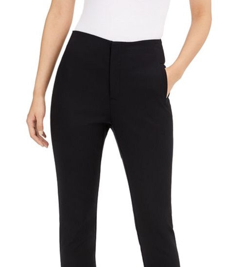 Calça Cigarette Feminina INC International Concepts Preta Tamanho 14 Petite