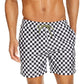 Calção de banho masculino Zane Checkerboard 5 da INC International Concepts, tamanho grande, branco