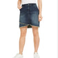 Saia jeans feminina com bainha tulipa da INC International Concepts, azul, tamanho 8