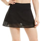 Saia-calça feminina listrada Shadow da Ideology, preta, tamanho pequeno