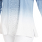 JM Collection Top feminino com decote redondo e lantejoulas, azul, tamanho XX-G