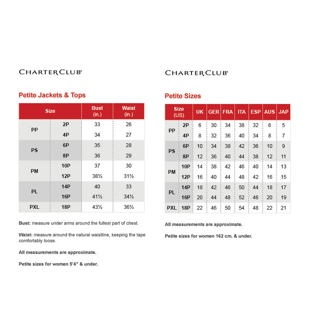 Calça cropped feminina Charter Club, toda de linho, azul, tamanho pequeno, extragrande