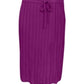 Vestido plissado feminino Alfani com cintura elástica e comprimento midi, roxo, tamanho médio