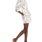Vestido curto feminino com ilhós e estampa floral, tamanho 6, da INC International Concepts