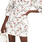 Vestido curto feminino com ilhós e estampa floral, tamanho 6, da INC International Concepts