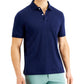 Polo Club Room Masculino de Malha Sólida com Bolso Azul