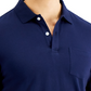 Polo Club Room Masculino de Malha Sólida com Bolso Azul