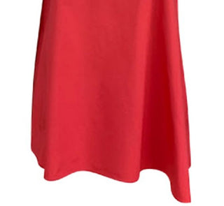 Blusa feminina Alfani coral sem mangas com decote em joia, vermelha, tamanho XX-G
