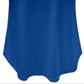 Camiseta feminina com decote em V da coleção JM, azul, tamanho médio