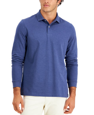 Polo Club Room Masculino com Elástico Sólido Azul Tamanho Pequeno