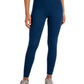 Leggings femininas ID Ideology com cintura alta, azul, tamanho X-S