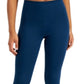 Leggings femininas ID Ideology com cintura alta, azul, tamanho X-S