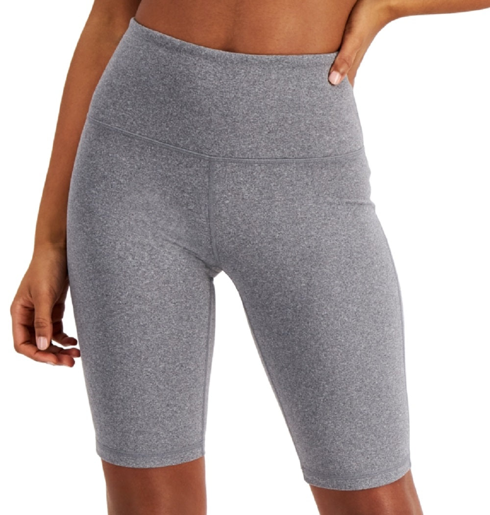 Conjunto de moletom feminino ID Ideology Biker Shorts cinza tamanho médio