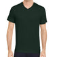 Camiseta masculina com decote em V sólida, tamanho XXX-G, verde, Club Room