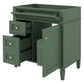 Bathroom Vanity With 2 Drawers and Tip-Out Drawer Storage Cabinet