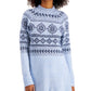Suéter túnica feminino Fair Isle da Style &amp; Co, azul, tamanho pequeno