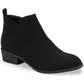 Botas femininas Cadee da Sun + Stone, pretas, tamanho 9 M
