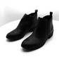 Botas femininas Sun + Stone Cadee, pretas, tamanho 6,5 M