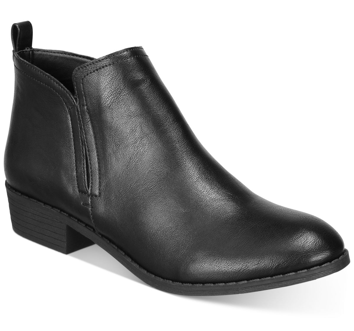 Botas femininas Cadee da Sun + Stone, pretas, tamanho 7 M