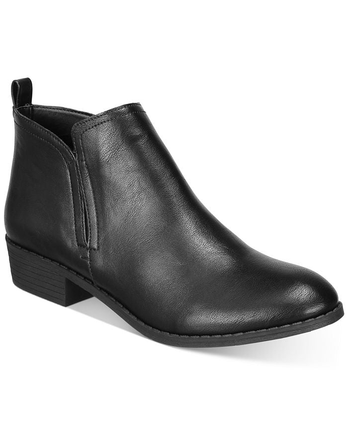 Botas femininas Cadee da Sun + Stone, pretas, tamanho 7,5 M