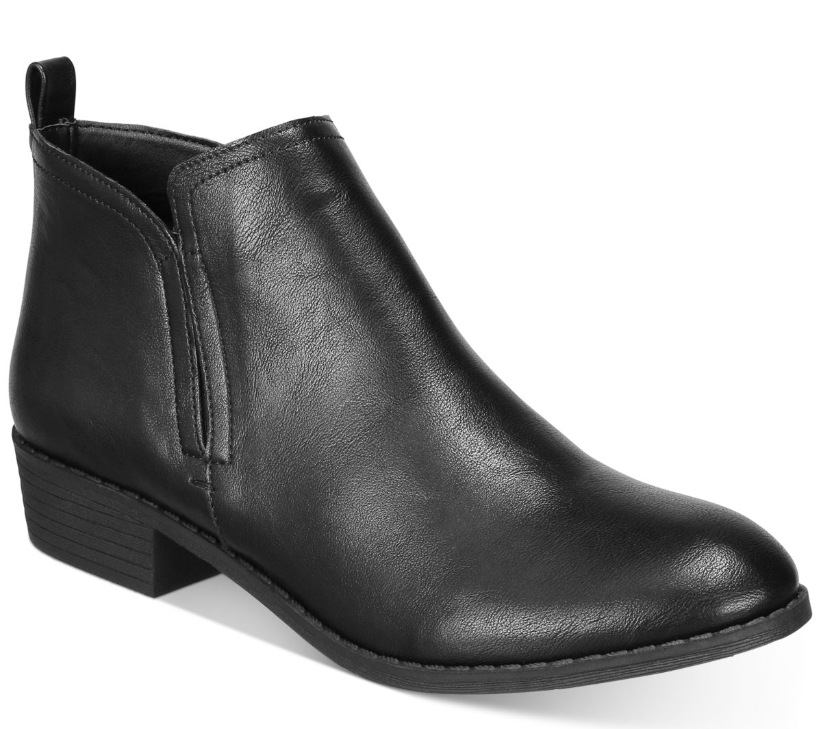 Botas femininas Cadee da Sun + Stone, pretas, tamanho 8,5 M