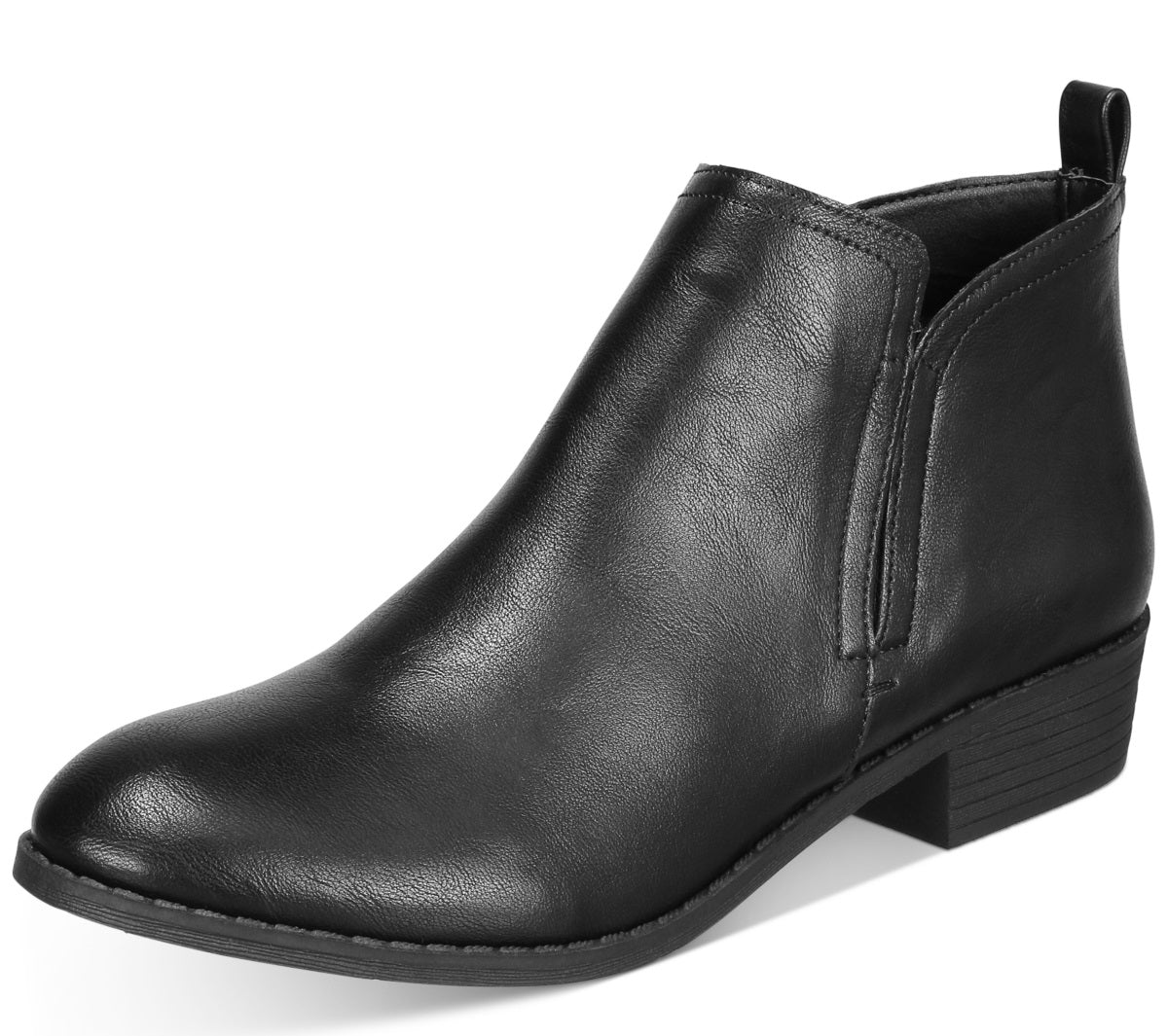 Botas femininas Cadee da Sun + Stone, pretas, tamanho 8,5 M