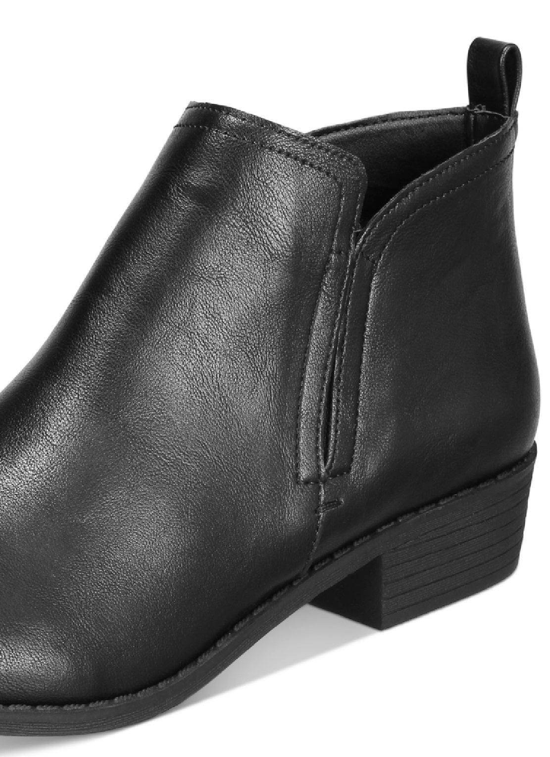 Botas femininas Cadee da Sun + Stone, pretas, tamanho 8,5 M