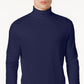 Camisa de gola alta sólida masculina Club Room, azul, tamanho XX-G
