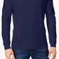 Camisa de gola alta sólida masculina Club Room, azul, tamanho XX-G