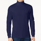 Camisa de gola alta sólida masculina Club Room, azul, tamanho XX-G