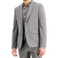 INC International Concepts Jaqueta Masculina Slim Fit Sólida Cinza Tamanho Médio