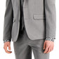 INC International Concepts Jaqueta Masculina Slim Fit Sólida Cinza Tamanho Médio