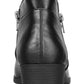Botas femininas Sun + Stone Abby Double Zip pretas tamanho 5M