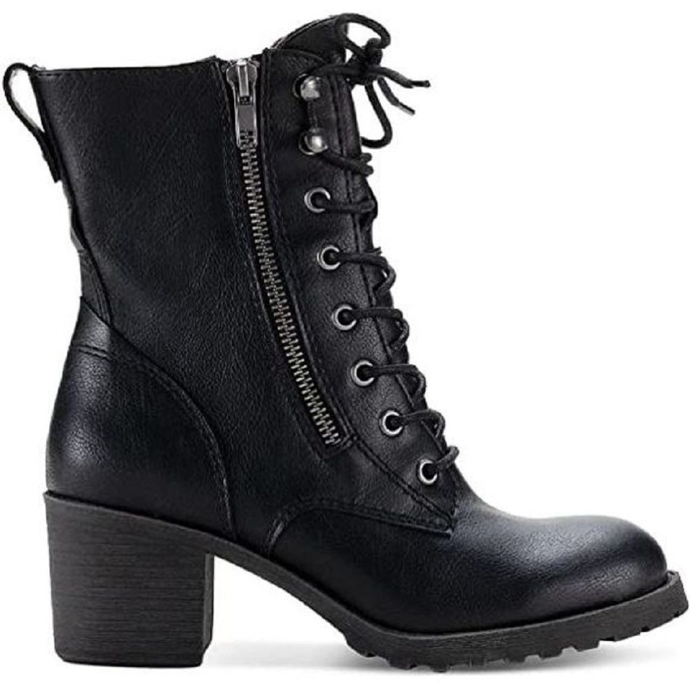 Botas de caminhada femininas Sun + Stone Sloanie com cadarço e sola de tachas, tamanho 6 M