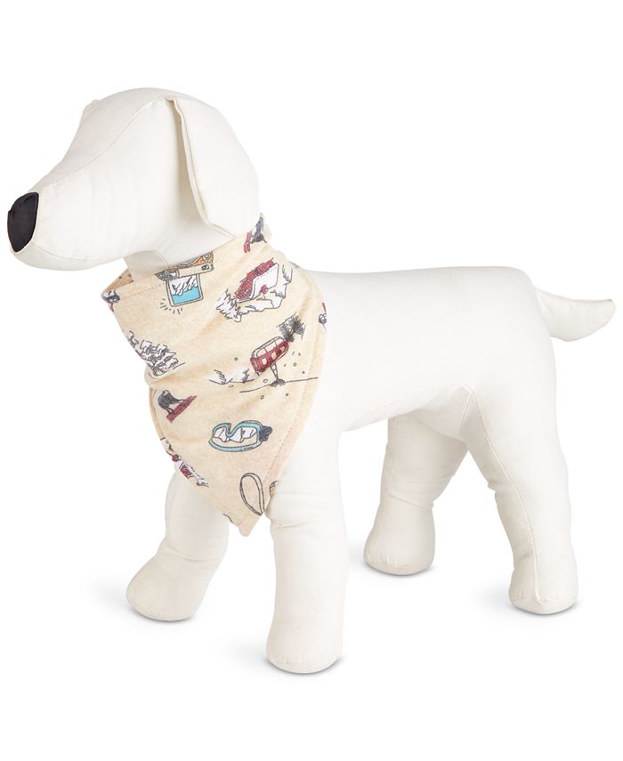 Pijama Família Feminino Combinando Pet Snow Day Bandana Marrom Tamanho Pequeno X-Grande