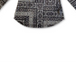 Blusa de malha estampada estilo tapeçaria feminina cinza tamanho médio