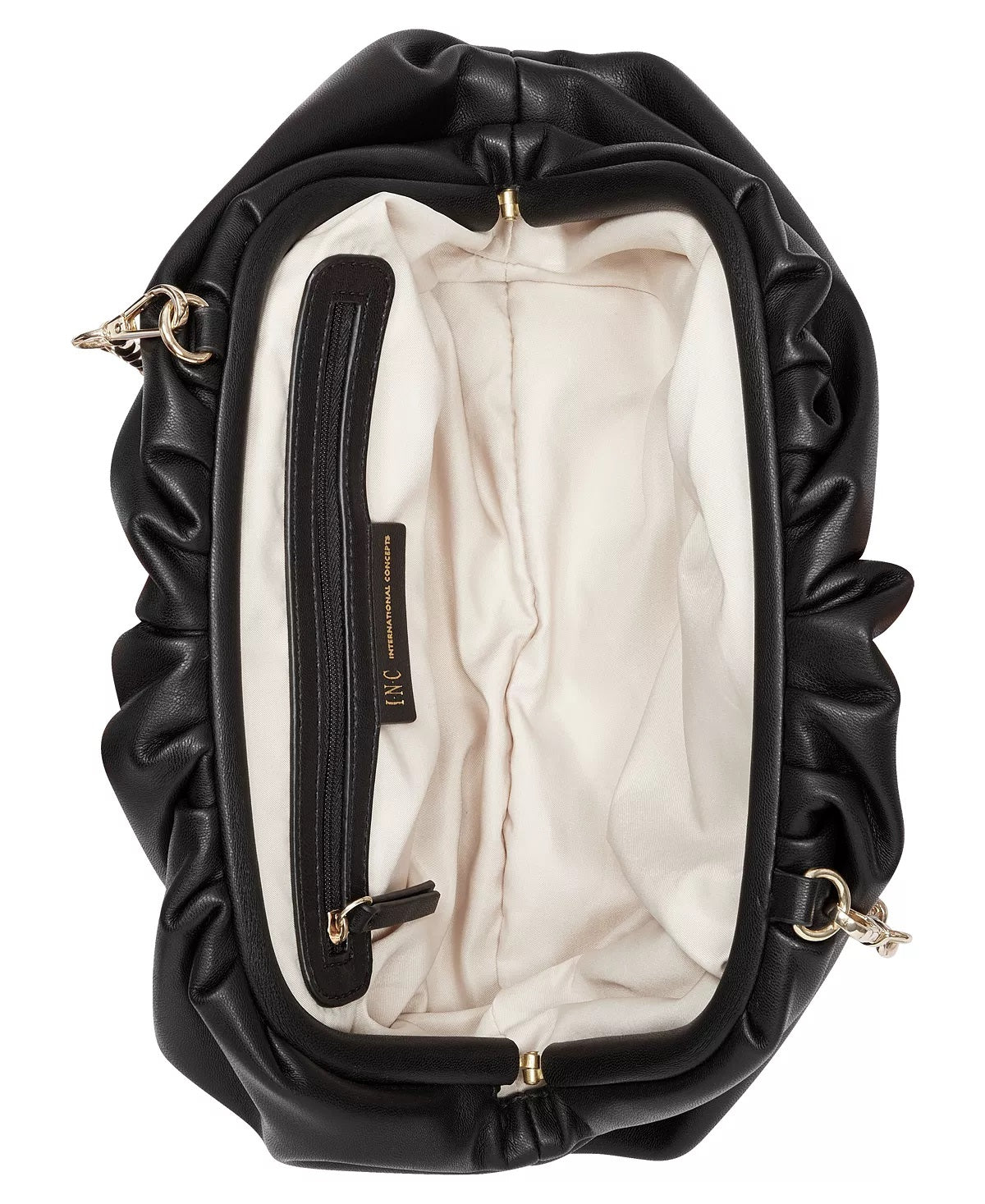 INC International Concepts KJ Clutch Feminino Preto Tamanho Regular