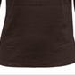 Karen Scott Blusa Feminina Manga 3/4 com Zíper e Gola Redonda Marrom Tamanho Grande