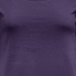 Karen Scott Top Feminino de Algodão com Renda e Bainha Roxo Escuro Tamanho X-G