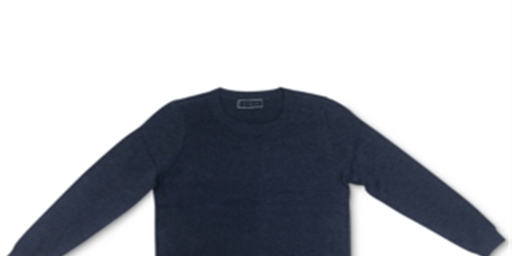 Karen Scott Suéter Feminino de Algodão com Canelado Azul Tamanho X-G